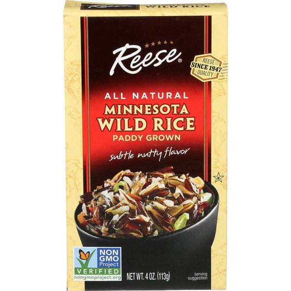 Reese Minnesota Wild Rice, 4 Ounces (Pack of 12)