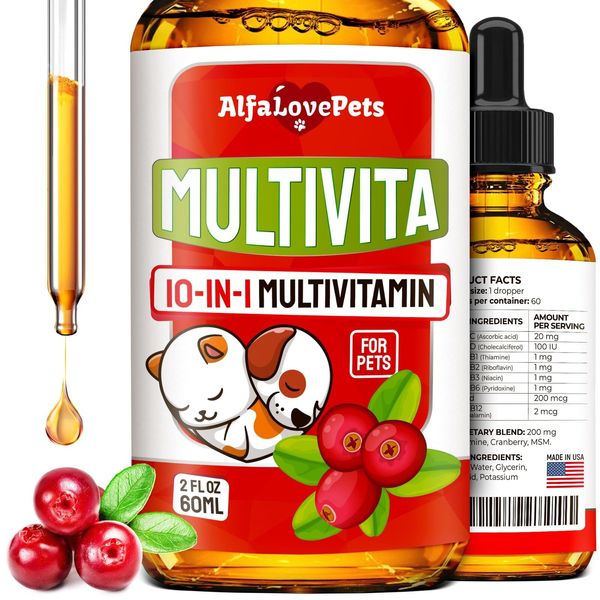 Dog Vitamins and Supplements ✿ Cat Multivitamin ✿ Cat and Dog Supplements & V...