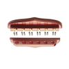 PERADON 6 WAY CUE RACK WITH BRASS ROLLER CLIPS**S5142**