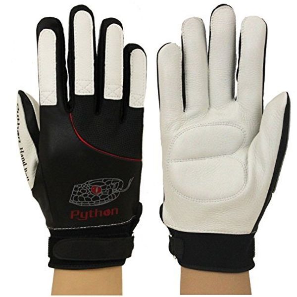 Python Deluxe Handball Glove (Pair) (Padded) (w/Strap) (Medium)