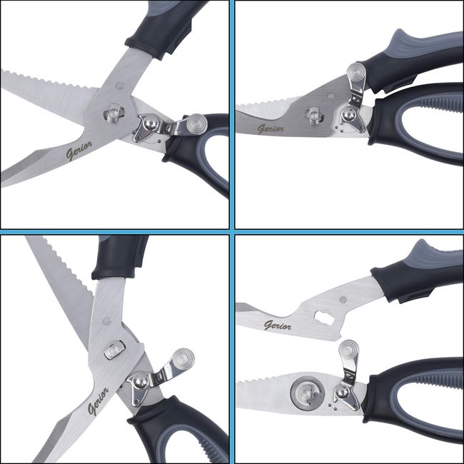 Come Apart Kitchen Scissors - Great Shears for Meat - Gerior