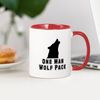 CafePress One Man Wolf Pack Mug 11 oz (325 ml) Ceramic Coffee Mug