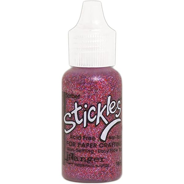 Ranger SGG59745 Sorbet Stickles Glitter Glue, Synthetic Material, Pink, 2.5 x 2.5 x 7.5 cm