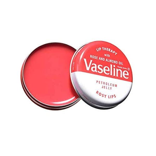 Vaseline Mini Lip Therapy Lip Balm, Rosy Lips | Intensive Lip Repair Treatment for Cracked, Dry and Chapped Lips | Mini Travel Size 7 grams (Pack of 2)