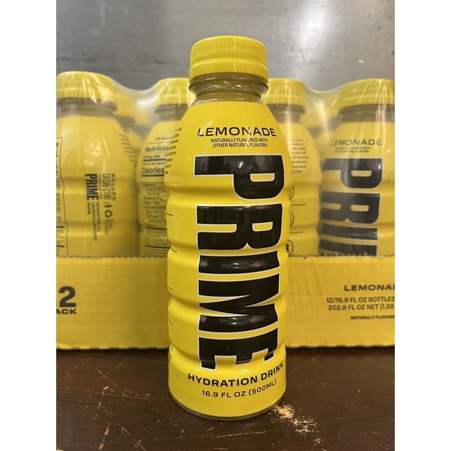 Prime Hydration Drink, Lemonade - 16.9 fl oz