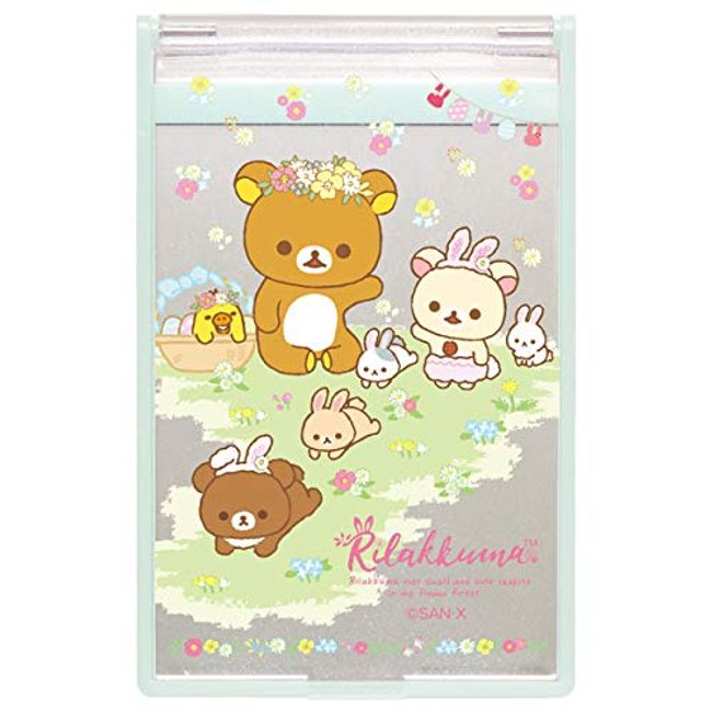 Rilakkuma Mini Mirror [Little Child Rabbit in Flower Garden] San-X FE24001