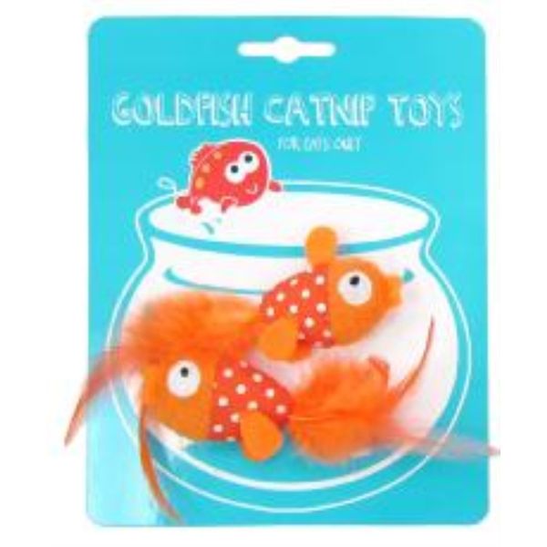 Happy Meow Goldfish Catnip Toy