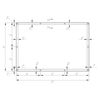 (4 Pack) 4' x 6' Clear Vinyl Tarp, 22 oz Vinyl