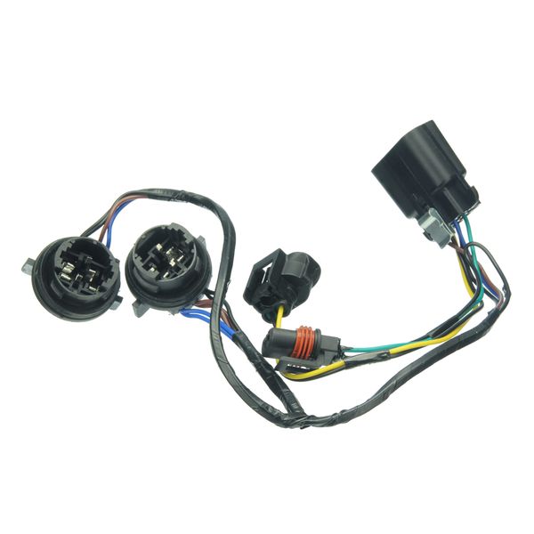 Autotecnica 15841609 Headlight Wiring Harness w/Sockets, High/Low Beam