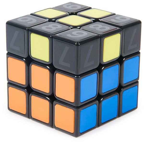 Rubik's Coach Cube, Learn to Solve 3x3 Cube with Stickers, Guide, & Videos, Stress Relief Fidget Toy, Easter Basket Stuffers, Adult Toy Fidget Cube for Ages 8+