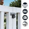 Master Lock 471EURD Pack Including Door Hasp and Outdoor Keyed Padlock