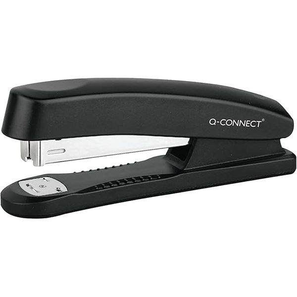 Full Strip Plastic Stapler Black + Free OS Smart Choice Highlighter (Random Colour)