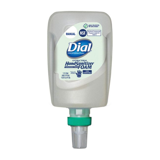 DIAL 19038 Hand Sanitizer,Foam,1200mL Size,PK3