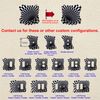Off The Wall Plates - Black Optical Illusion Decorative Acrylic Electrical Cover - Single Outlet