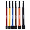 Wiha 70486 Color Coded Magnetic Nut Setter SAE 6 Pack