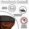 4-Piece Set Car Window Shades for Baby