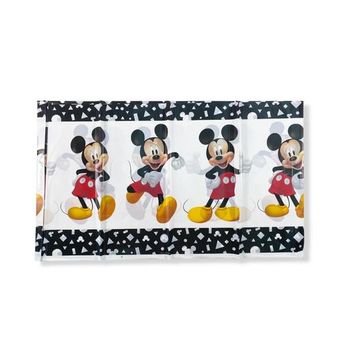 Mickey Mouse Forever Plastic Table Cover - 54" x 96" (1 Pc) - Multicolor Rectangular Tablecloth for Kids Birthday & Party
