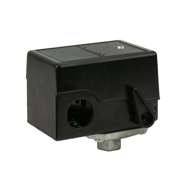 Pressure switch for air compressor made by Furnas / Hubbell 69JF9LY 140-175 single port w/ unloader & on/off lever