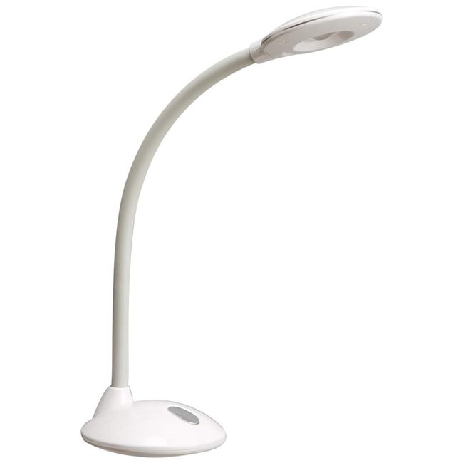 Gentos DK-R156WH LED Desk Light, Brightness, 240 Lumens, White