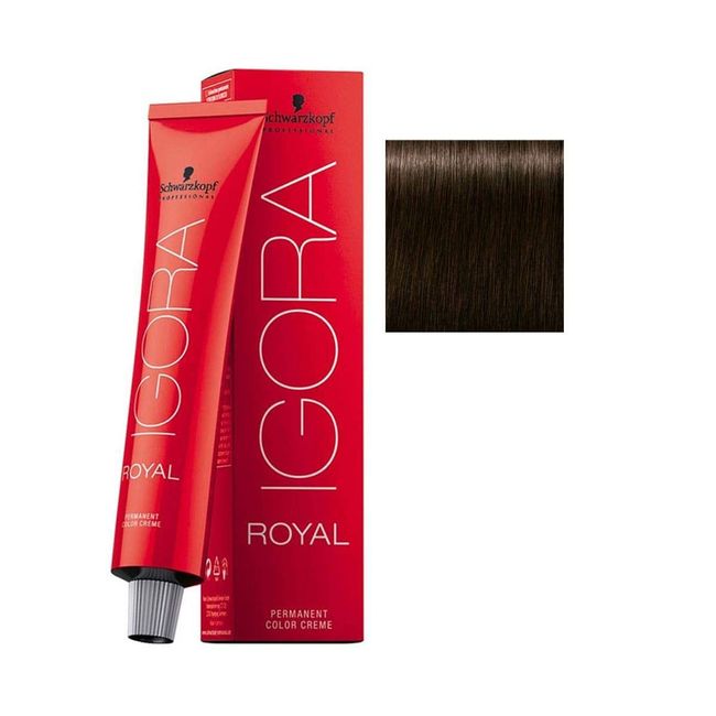 Igora Royal Permanet Color Creme - Saç Boyası No: 4-0 Kahve 60ml