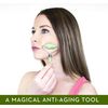 kimkoo Jade Roller and Gua Sha Set for Face-3 in 1 Kit with Facial Massager Tool,100% Real Natural Jade Stone Facial Roller Anti Aging,Face Beauty Set for Eye Anti-Wrinkle