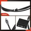 A-Premium Front Hood Latch Release Cable with Handle Compatible with Ford Focus 2000-2007, 76.7 Inch, Replace# YS4Z16916AA