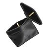 Pack of 2 Visconti Leather Snap Top Purses CP7 Black