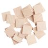 Unfinished Wood Square Cutouts | 50 Pieces