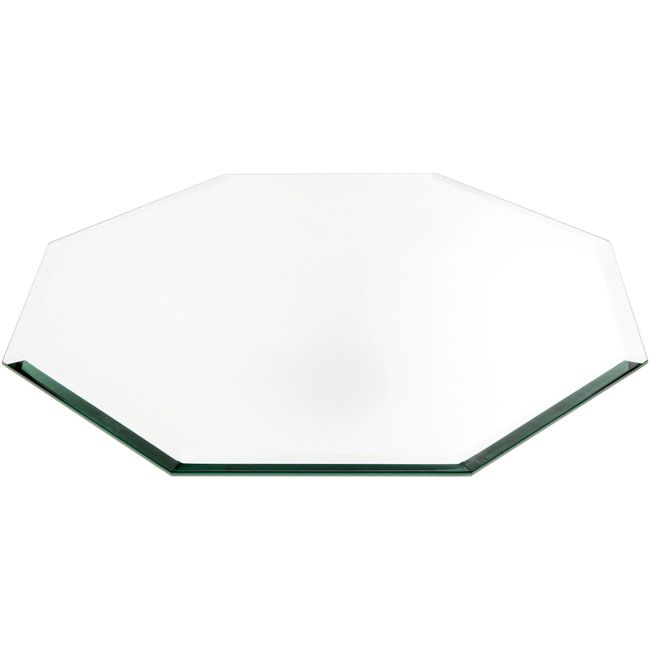 Plymor Octagon 5mm Beveled Glass Mirror, 14 inch x 14 inch