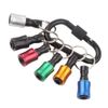 Bit Holder, Socket Holder, Set of 6, Includes Carabiner, Portable, Compact, Keychain, Tool