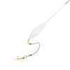 Alwonder 4pcs Bombarda Floats Carp Inline Controller Float in 3 Density Surface Controller Float Long Cast for Carp Beach Coastline Fishing (Floating,20g)
