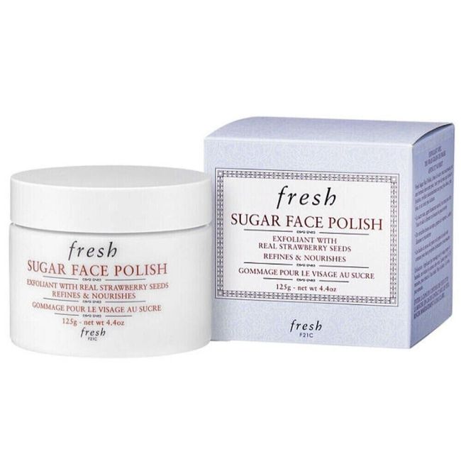 Fresh Sugar Face Polish Exfoliant With Real Strawberry Seeds 4.4 Oz NEW SELED