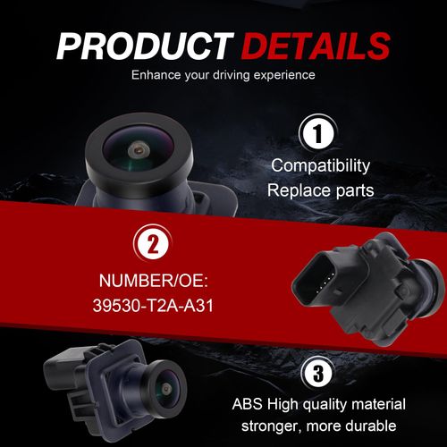GZGN FL3Z-19G490-D Backup Camera Compatible with F-150 2017-2018 Replaces NO. FL3Z19G490D FL3Z-19G490-B FL3Z19G490B FO1960101