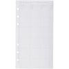 Filofax Personal Clipbook Undated Month Planner Refill, White