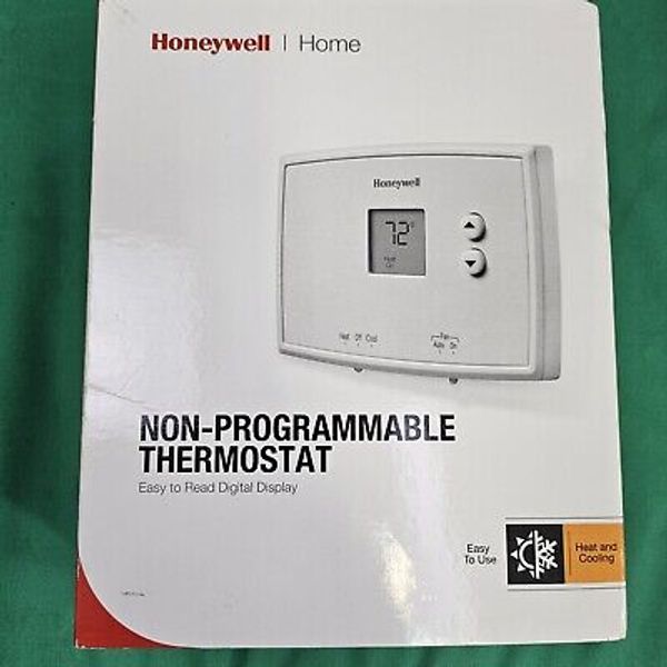 Honeywell RTH111 Digital Non-Programmable Thermostat White NIB No Batteries