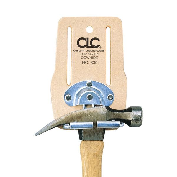 CLC Leather Snap-In Hammer Holder 4.12 in. L X 7.5 in. H Beige