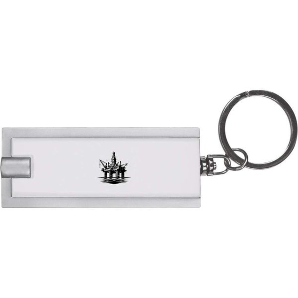 Azeeda 'Offshore Oil Rig' Keyring LED Torch (KT00042959)