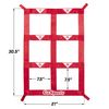 GoSports Baseball & Softball Pitching Kit - Practice Accuracy Training with Strike Zone & XTRAMAN Dummy Batter,Red