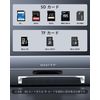 USB 3.0 HUB MicroSD/SD Card Reader Type-C & Type-A Compatible, TF and Micro SD Card Reader, Type-C Data Transfer, Type-C OTG, SDHC/SDXC/MMC/Micro SD/TF Compatible, Compatible with Android Smartphones,