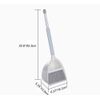 Qidiwin Mini Broom&Dustpan, Home&Kitchen Sweeping for Kids(White+Gray)