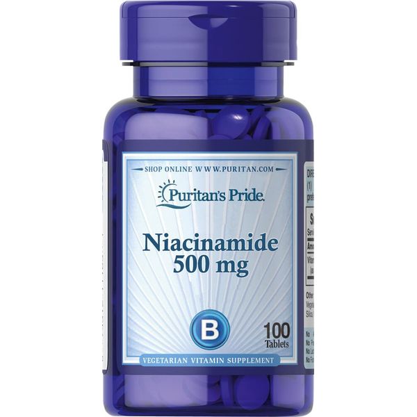 Puritan's Pride Niacinamide 500 mg 100 TABS