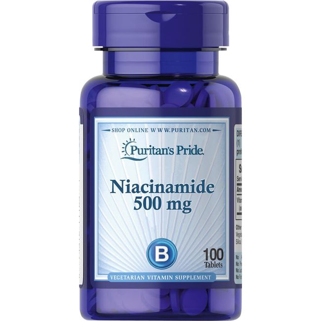 Puritan's Pride Niacinamide 500 mg 100 TABS