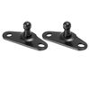 X AUTOHAUX 4pcs 10mm Auto Ball Studs Mounting Brackets for Gas Struts Shocks