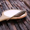 Personalized Natural Wood Comb Rat tail