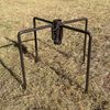 Selections Bird Feeding Station Stabiliser Stand Spikes in Brown