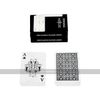 Desjgn (J Design Classic Matrix 100% Plastic Playing Cards (black, bridge size, regular index)