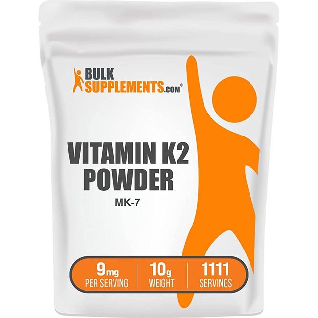 Bulk Supplements.com BULK S.COM Vitamin K2 Powder Menakinone 7