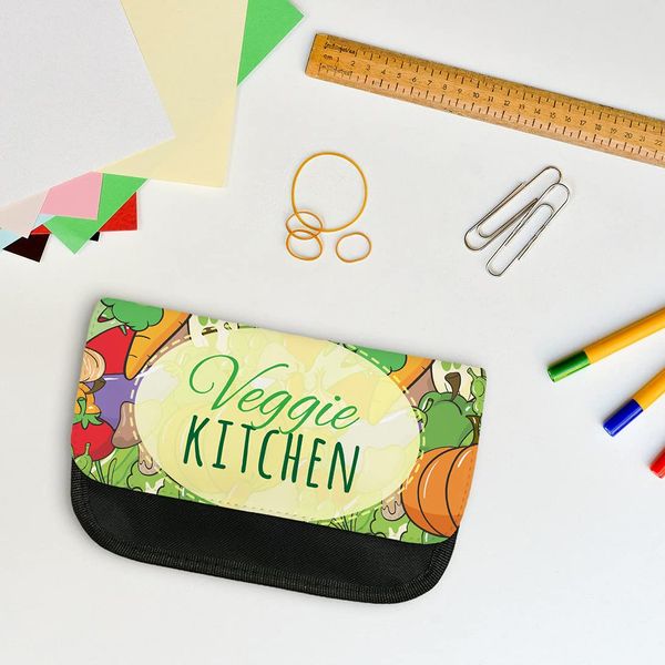 Shopagift Veggie Kitchen Pencil Case 21cm x 14cm