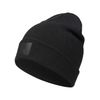 Occulto Leather Patch Winter Beanie Hat -