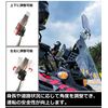 HENGTUAOTO Motorcycle Screen Spoiler Air Deflector Windshield Adjustable Gray